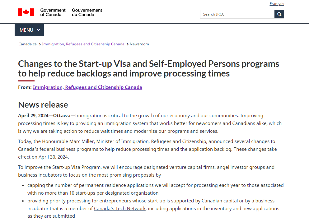 FireShot Capture 049 - Changes to the Start-up Visa and Self-Employed Persons programs to he_ - www.canada.ca.png