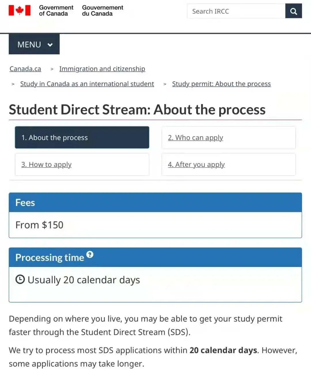 student direct stream about the process